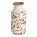Vase Beige Rot Ø 14x26 cm
