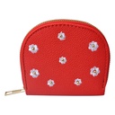 Portemonnee 12x9 cm rood