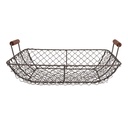 Panier Marron 32x26x8/12 cm