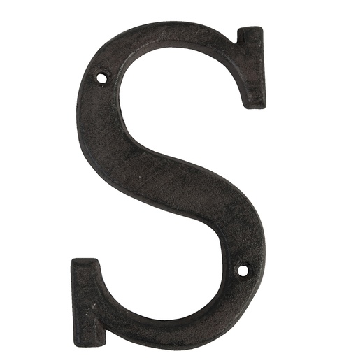 Letter S 8x1x13 cm