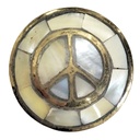 Türknopf Weiß Ø 3x3 cm / S3 cm
