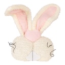 Kissen Kaninchen Beige Rosa 18x10x35 cm
