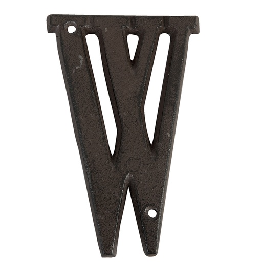 Letter W 8x1x13 cm