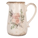 Dekorativer Krug Beige Rosa 21x15x23 cm