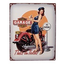 Textschild Grau 20x1x25 cm