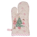 Ofenhandschuh Kind Beige Rosa 12x21 cm