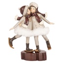 Decorazione Natalizie Bambini Grigio Marrone 15x7x18 cm