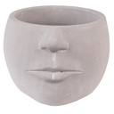 Vaso da fiori Grigio 17x15x10 cm