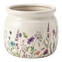 Flower Pot Inside Beige Green Ø 20x15 cm
