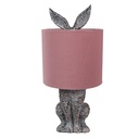 Lampe de table Lapin Marron Rose Ø 20x43 cm E27/max 1x60W