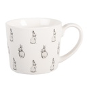 Tasse Blanc Noir 12x8x7 cm / 275 ml