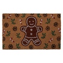 Doormat Inside Brown Green 75x45x1 cm