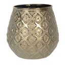 Glass Tea Light Houder Golden color Ø 10x10 cm