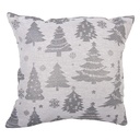 Kissen gefüllt Beige Grau 44x44x4 cm