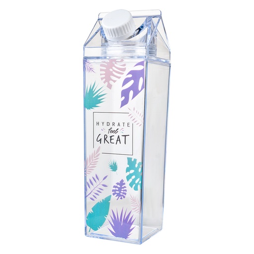 Drinkfles 6x6x20 cm / 500 ml