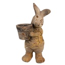 Decoratie bloempot 23x18x41 cm
