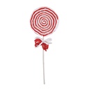 Decorazione Natalizia Lecca lecca Rosso Bianco 15x1x41 cm