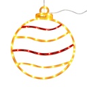 Wandlamp Kerstbal 39x3x35 cm