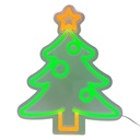 Wandlamp neon Kerstboom 22x2x28 cm