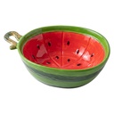 Schale Grün Rot 16x11x6 cm