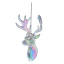 Ciondolo Decorativo Renna Color argento 9x6x14 cm