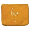 Kulturtasche Damen Gelb 13x1x10 cm