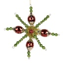 Christmas Bauble Green Red 16x3x16 cm
