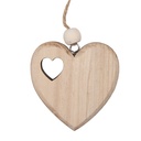 Pendentif décoratif Cur Marron Beige 10x2x10 cm