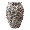 Vaso Decorativi Grigio Color oro Ø 18x26 cm
