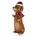 Decoratie hond 19x24x51 cm