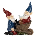 Decoratie kabouters 21x10x23 cm