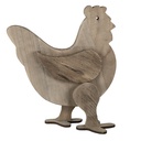 Deko Huhn Braun 31x16x35 cm