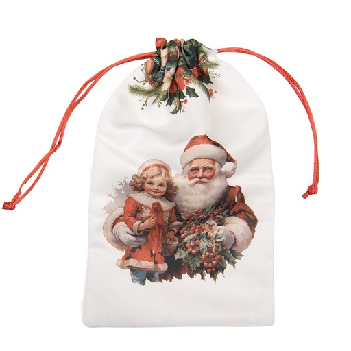 Decoratie kerstsok 14x1x22 cm