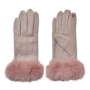 Handschuhe Winter Violett 9x23 cm