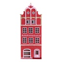 Decoratie huis 18x12x50 cm
