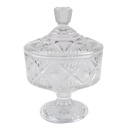 Bowl with cover Transparent Ø 12x17 cm