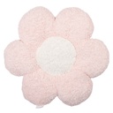Cushion filled Pink White Ø 50x5 cm
