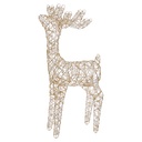 Decoratie rendier met LED 45x18x85 cm / 3xAA