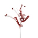 Christmas Decoration Lolly pop Red White 15x3x42 cm