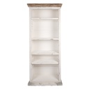 Cabinet adjustable White 80x36x195 cm